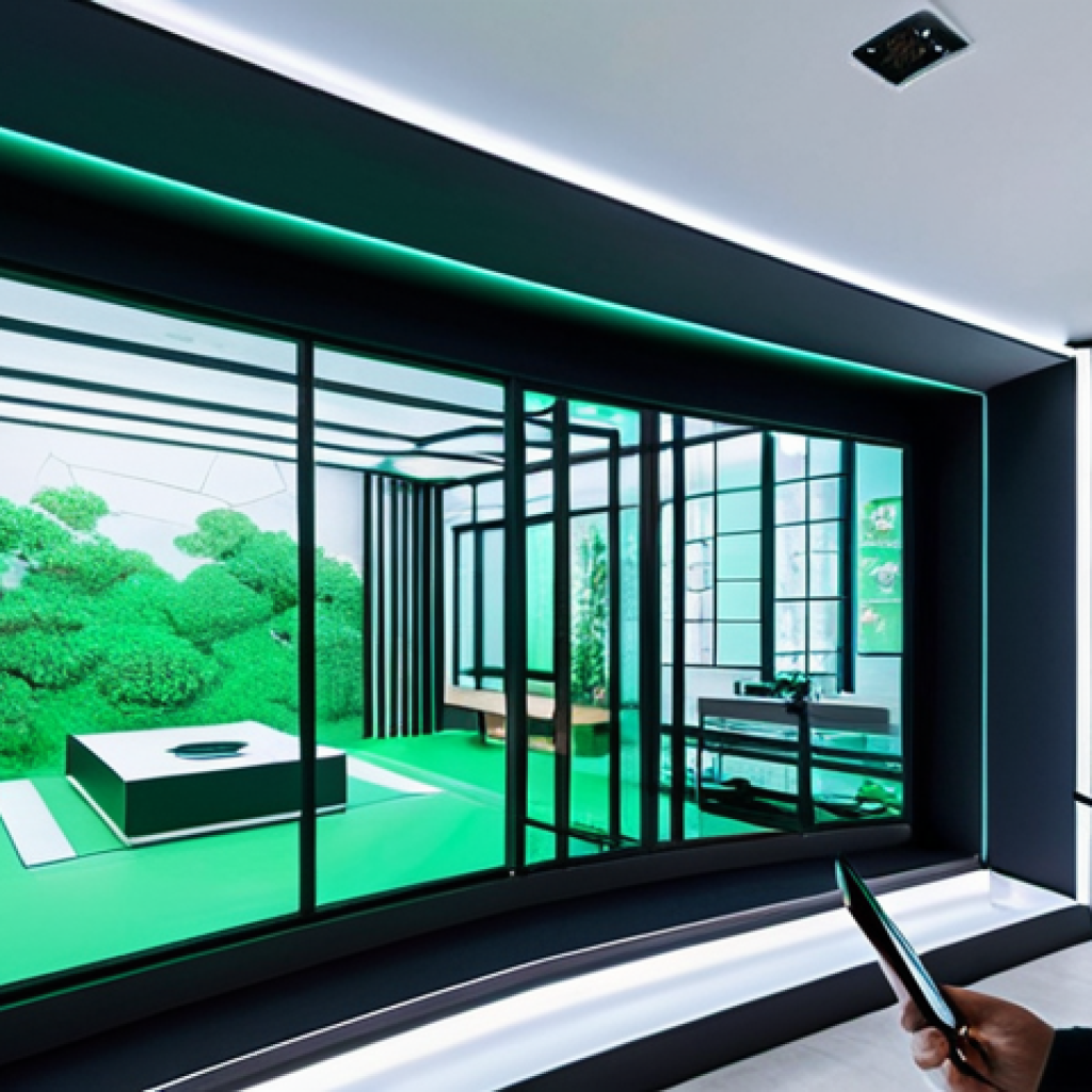 공간디자이너 연봉 협상 팁 - **Prompt:** A highly skilled spatial designer, either male or female, working in a futuristic, intel...