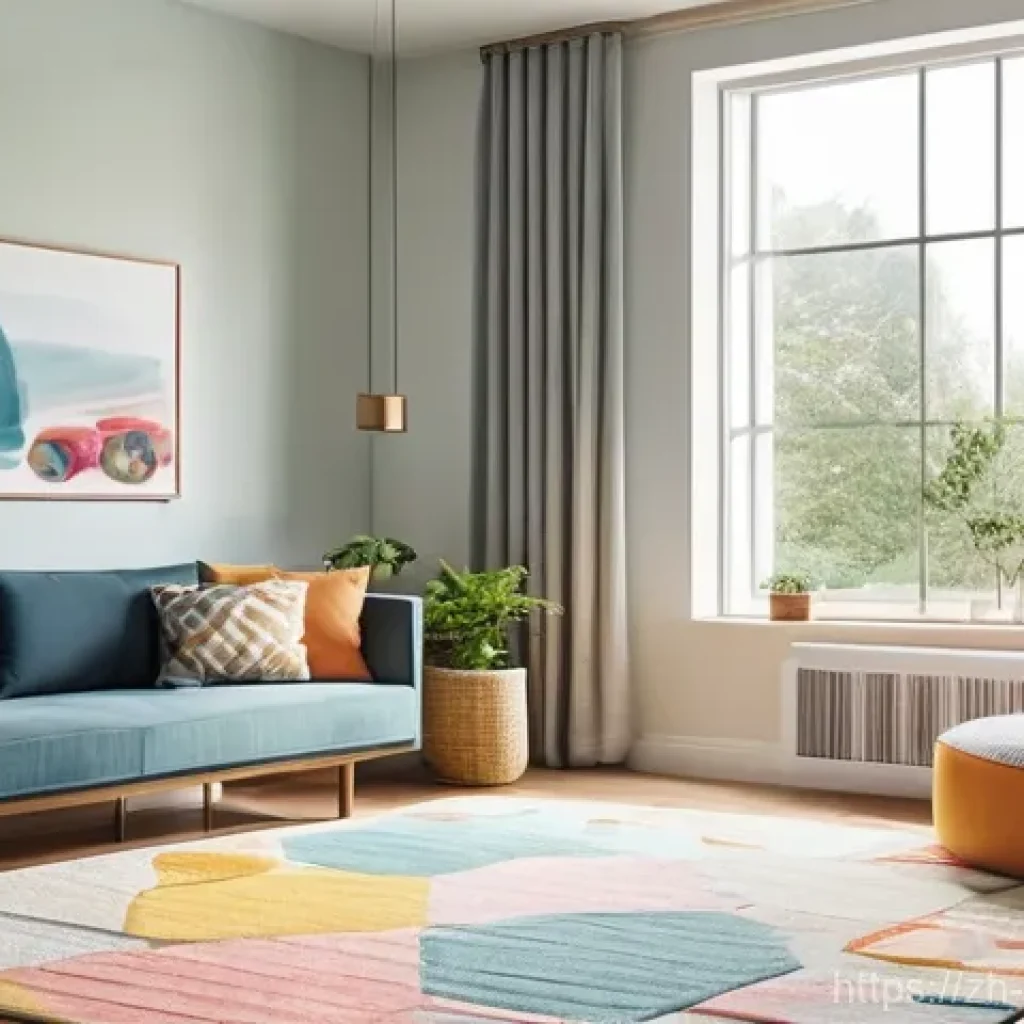 공간디자이너가 피해야 할 실수 - **Prompt:** A warm and inviting open-concept living space for a young family. The room features a sp...