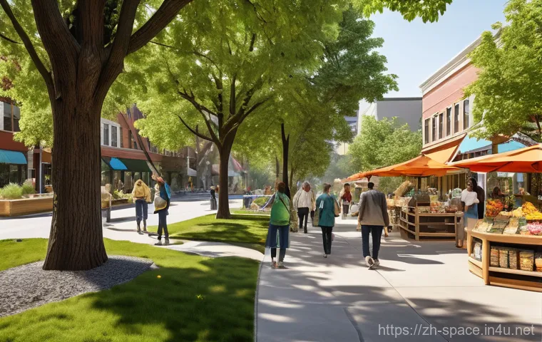 공간디자인의 공공 프로젝트 사례 - **Vibrant Urban Oasis: Reimagined Elevated Park and Cultural Hub**
    A bustling and verdant public...