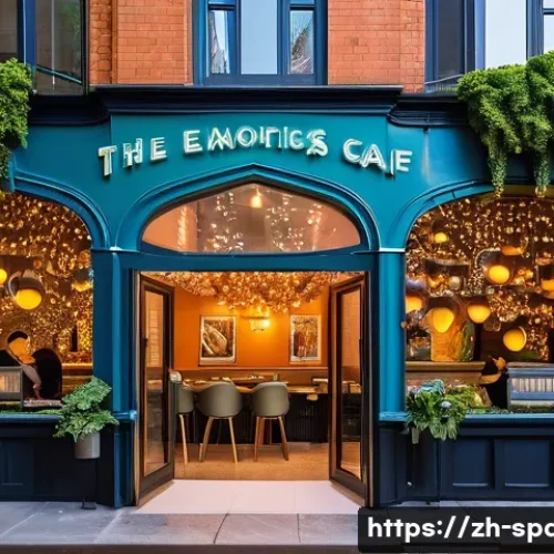 공간디자인 마케팅 전략 - **Prompt 1: "The Enchanting Urban Oasis Cafe"**
    A vibrant and highly photogenic cafe exterior de...
